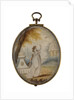 Symbolic female figure representing Freedom, releasing a dove by unknown