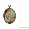 Symbolic female figure representing Freedom, releasing a dove by unknown