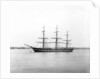 'Macquarie' (Br, 1875) 3 masted ship, ex 'Melbourne' (Devitt & Moore), moored at Gravesend by F. C. Gould & Sons