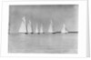 Six yachts racing on the Medway by Anonymous