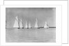 Six yachts racing on the Medway by Anonymous