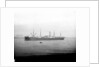 'Ayrshire' (Br, 1903) anchored on the River Thames at Tilbury by unknown