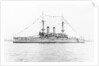 Japanese battleship HIJMS 'Fuji' (1896) anchored at Spithead and dressed overall by unknown