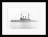 Japanese battleship HIJMS 'Fuji' (1896) anchored at Spithead and dressed overall by unknown