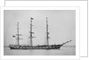 Photograph of the 'Camperdown' (Br, 1875) 13 April 1876 by unknown