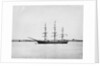 Photograph of a 3 masted ship 'Saint Leonards' (1864) 21st June 1872, off Tilbury, River Thames by unknown