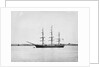 Photograph of a 3 masted ship 'Saint Leonards' (1864) 21st June 1872, off Tilbury, River Thames by unknown