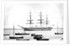 SS 'Great Britain' (Br, 1843) passenger liner, Liverpool & Australian Navigation Co., designed by Isambard Kingdom Brunel and the first screw passenger ship by unknown
