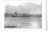 Passenger liner 'Peruvian' (1863) at anchor River Mersey in 1891 by National Maritime Museum