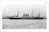 Passenger liner 'City of New York' (1888) at anchor, River Mersey, Liverpool by unknown