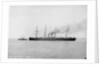 Passenger/cargo line SS 'Spain' (1871) under tow in the River Mersey by Francis Frith & Co.