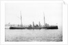 HMS 'Pelorus' (1896) moored at Kingston, dhobey drying on the forecastle by Francis Frith & Co.