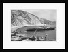 Paddlesteamer Victoria preparing to beach and land passengers at Lulworth Cove, Dorset by Francis Frith & Co.