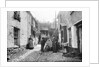Newlyn Court, Cornwall. Old houses with fisher folk by Francis Frith & Co.