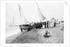 Bexhill Beach with holidaymakers, Sussex by Francis Frith & Co.