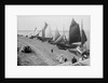 Fleetwood Beach and holidaymakers, Lancashire by Francis Frith & Co.