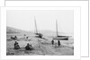 Grange-over-Sands Beach with children playing, Lancashire by Francis Frith & Co.
