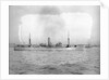 The 'City of Lancaster' (Br, 1924) lying in port, at anchor by unknown