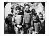 Group portrait of Inuit girls and women by Edward Augustus Inglefield