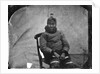 An elderly Inuit woman seated in chair by Edward Augustus Inglefield