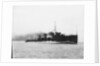 Torpedo boat destroyer HMS 'Nautilus' (1910) at speed on trials in 1911 by unknown