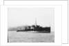Torpedo boat destroyer HMS 'Nautilus' (1910) at speed on trials in 1911 by unknown