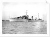 HMS 'Daring' (1932), under way in Southampton Water on builder's trials by unknown