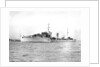 HMS 'Daring' (1932), under way in Southampton Water on builder's trials by unknown