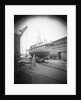 PGML 16 (1936) (Palestine Government Motor Launch) on a cradle outside the shipwright's shop at Woolston, being prepared for shipment to Palestine by unknown