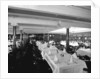 First Class Dining Saloon on the 'Ivernia' (1900) by Bedford Lemere & Co.