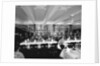 First Class Dining Saloon on the 'Saxonia' (1900) by Bedford Lemere & Co.