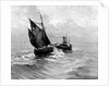 A tug towing a small sailing vessel by Bedford Lemere & Co.