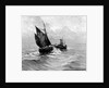 A tug towing a small sailing vessel by Bedford Lemere & Co.