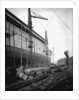 Fore part of the passenger liner 'Aquitania' (1914) on the stocks by Bedford Lemere & Co.
