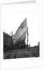 Bow view of the 'Aquitania' (1914) before launch by Bedford Lemere & Co.