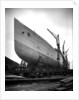 Bow view of the 'Aquitania' (1914) before launch by Bedford Lemere & Co.
