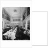 First Class Dining Saloon on the 'Empress of Asia' (1913) by Bedford Lemere & Co.
