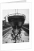 Stern view of the 'Aquitania' (1914) in drydock by Bedford Lemere & Co.