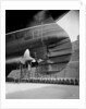 Rudder and inner propellers of the 'Aquitania' (1914) by Bedford Lemere & Co.