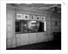 Serving window in the First Class Grill Room on the 'Aquitania' (1914) by Bedford Lemere & Co.