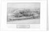 General view of the bridge yard, showing the steamer 'Hoselaw' (1883) on the ways on the day of her launch by unknown