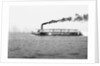 River gunboat, 'Sternwheel' (1911) under way in Southampton Water during builder's trials, prior to dismantling and despatch to Baghdad by unknown