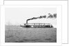 River gunboat, 'Sternwheel' (1911) under way in Southampton Water during builder's trials, prior to dismantling and despatch to Baghdad by unknown