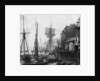 Black Eagle Wharf with the schooner Express of Alnmouth. Wapping, London. by unknown