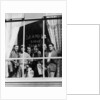 Striking Seamen, barricaded into the National Union of Seamen Office by unknown