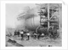 View of Brunel's 'Great Eastern' prior to her 1858 launch by Robert Howlett