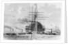 Brunel's 'Great Eastern' (1858) rounding Blackwall Point, 1859 by unknown