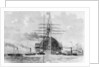 Brunel's 'Great Eastern' (1858) rounding Blackwall Point, 1859 by unknown