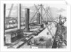 View of Brunel's 'Great Eastern' (1858) from one of the paddle boxes looking astern by unknown