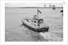 The Trinity House 'Vagabond' leaving Harwich Pier, 1986 by unknown
